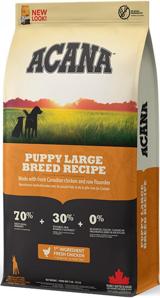 Acana Puppy Large Breed Recipe КУРКА корм для цуценят великих порід 17 кг (50117)